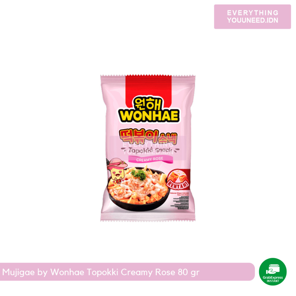 

Mujigae by Wonhae Topokki Creamy Rose 80 gr
