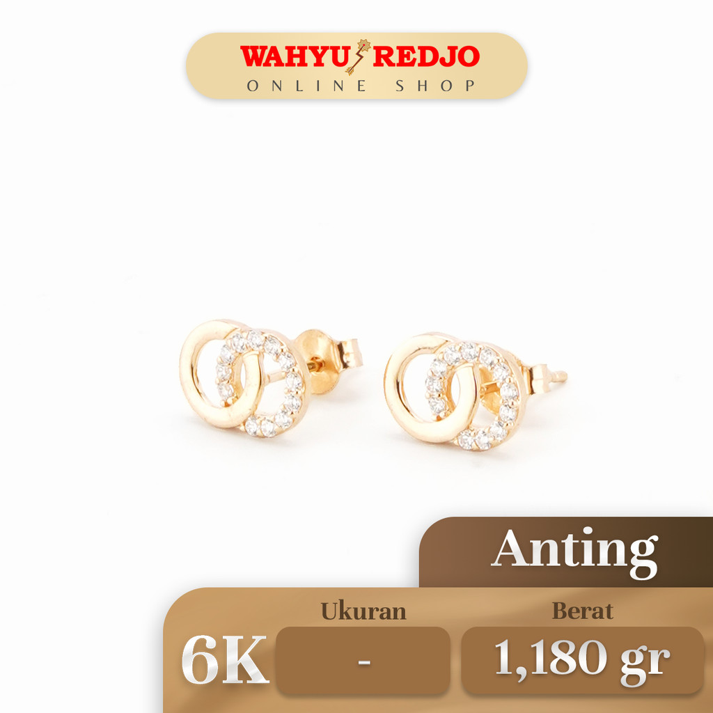Anting-Anting Emas 6K Wahyu Redjo AN-6K-27119781