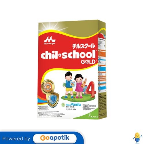 

Morinaga Chil School Gold 4 Rasa Vanila 400 Gram Box