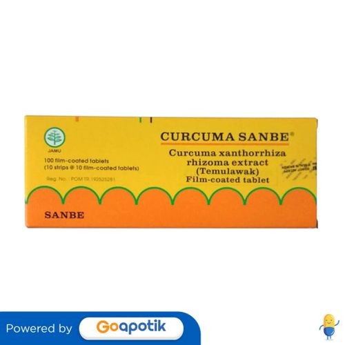 Curcuma Sanbe Box 100 Tablet