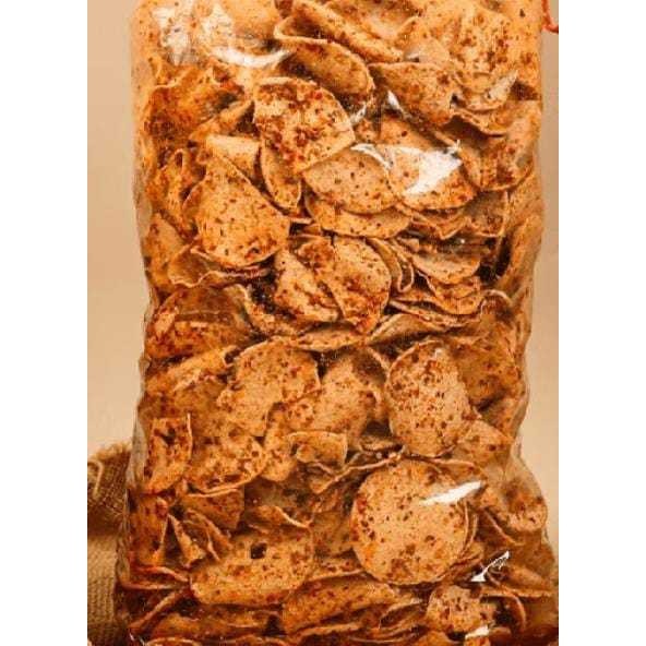

basreng keripik/basreng bulat/basreng koin pedas daun jeruk bumbu melimpah