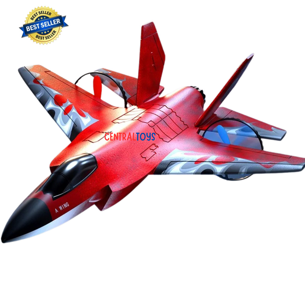 pesawat rc plane HW39 F35 fighter fixed wing glider EPP foam RTF