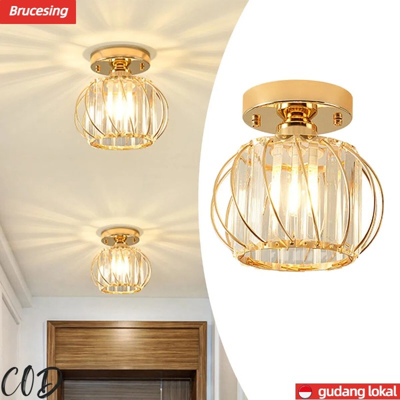 Lampu plafon ceiling minimalis kaca Lampu kristal plafon rumah modern Lampu kristal plafon Lampu/Ema