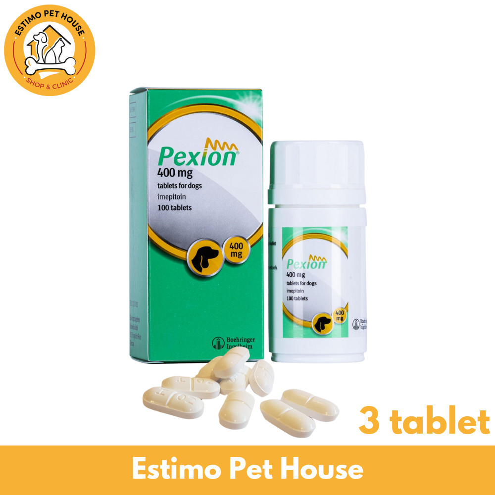 PEXION 400mg 3tablet Obat Kejang & Epilepsi Anjing