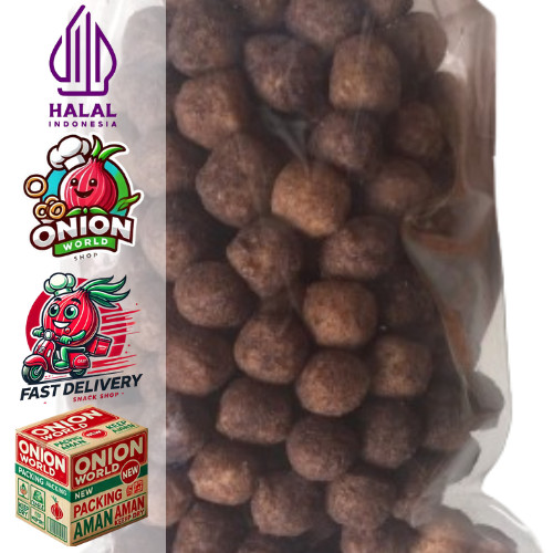 

UWD CIKI BALL COKELAT 500g Snack Choco ball Cemilan Keju Snack Rasa Keju Makanan Ringan Viral