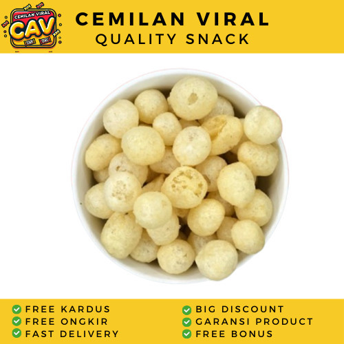 

CAV CIMOL KERING 250g Endog lewo Cemilan Cimol Emplod Oleh Oleh Khas Garut Makanan Cemilan Viral