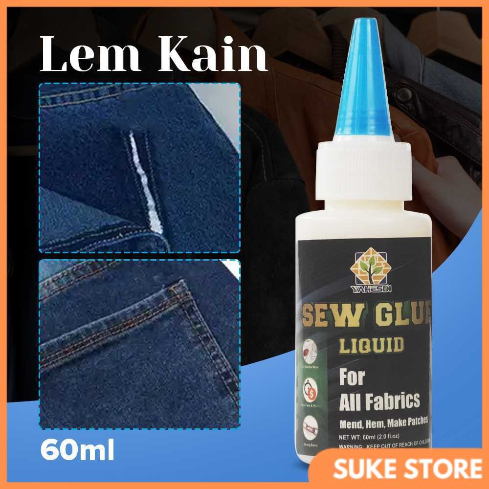

YAHESDI Cairan Liquid Lem Perekat Kain Kulit Sew Glue 60ml - VS255