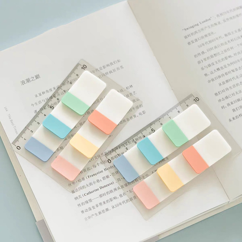

Index Tab / Pet Sticky Note / Pembatas Halaman Kertas Plastik / Index Flag Pembatas /Binder Sticky Notes Pastel Vintage Penanda For Student Back To School Office Stationery