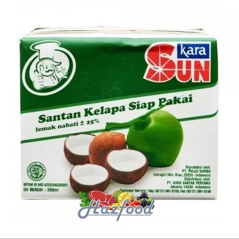 

Sun Kara Krim Santan / Sun Kara Santan Kelapa 200 ml