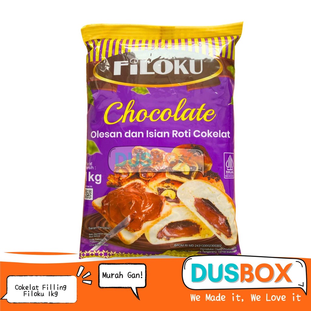 Coklat Filling Filoku 1kg / Filoku Coklat Filling  / Filling Coklat / Filling / Chocolate Filling