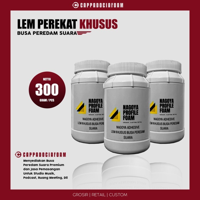LEM PEREKAT KHUSUS BUSA PEREDAM SUARA - 500 Gram