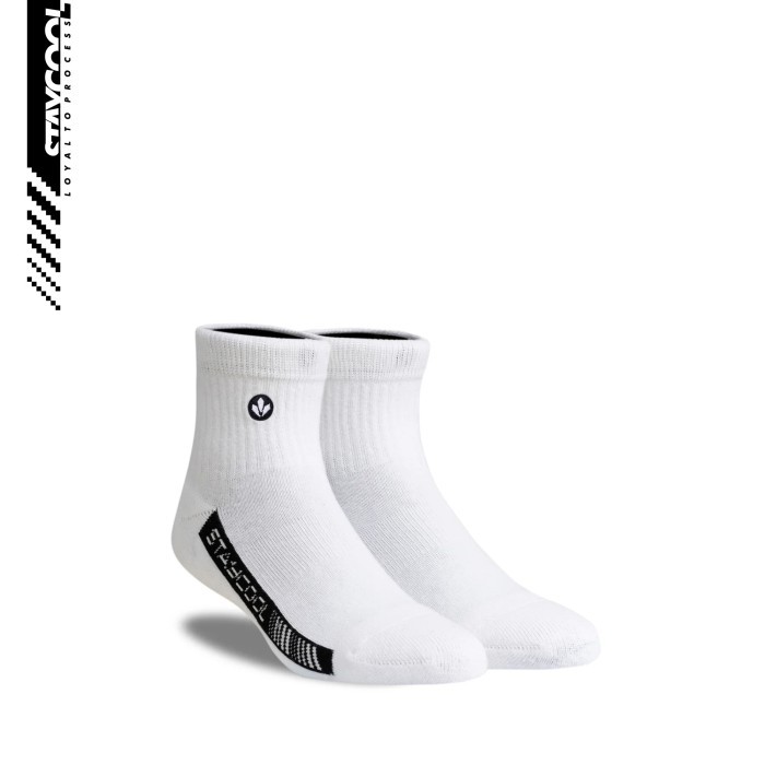 StayCool Socks Kaos Kaki Fashion Ankle Basic OG - Off White
