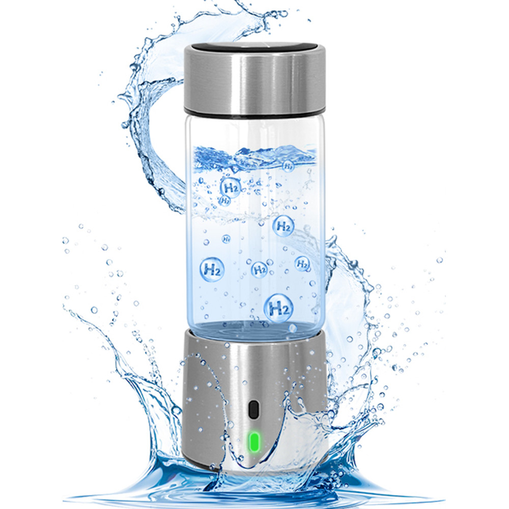 Hydrogen Water Bottle SPE PEM 2500 PPB Hydrogen Rich Water Bottle Generator 5/Min Electrolysis 300ml