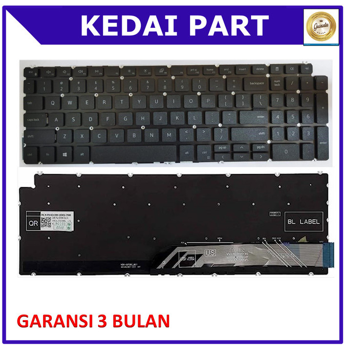 Keyboard Dell Inspiron 15-5590 7790 7791