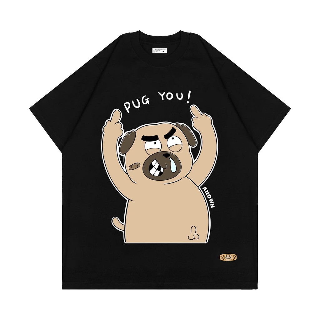 PUG YOU T-SHIRT VER. 2 // BLACK