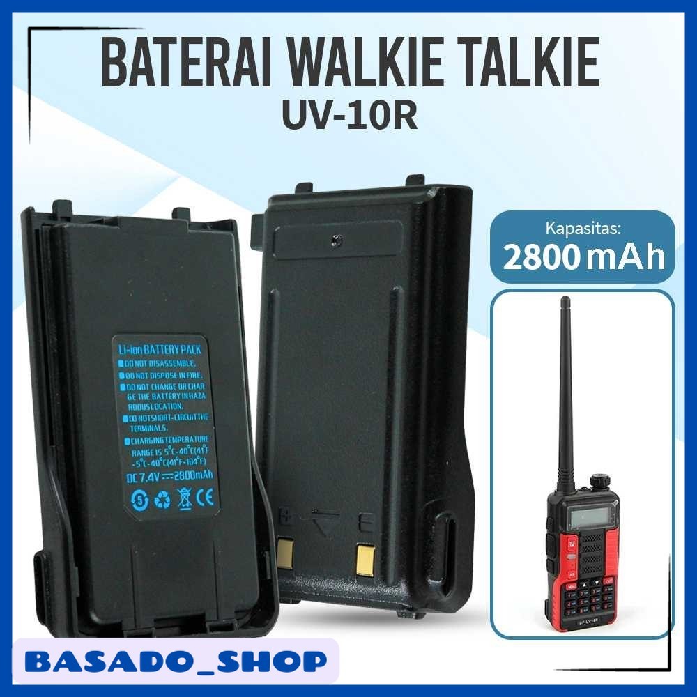Baterai Walkie Talkie UV-10R 7.4V 2800mAh