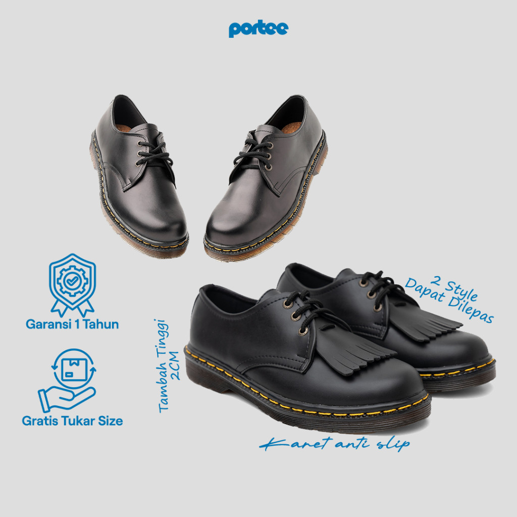 Sepatu Boots Pria Portee Goods Original Derby Boots