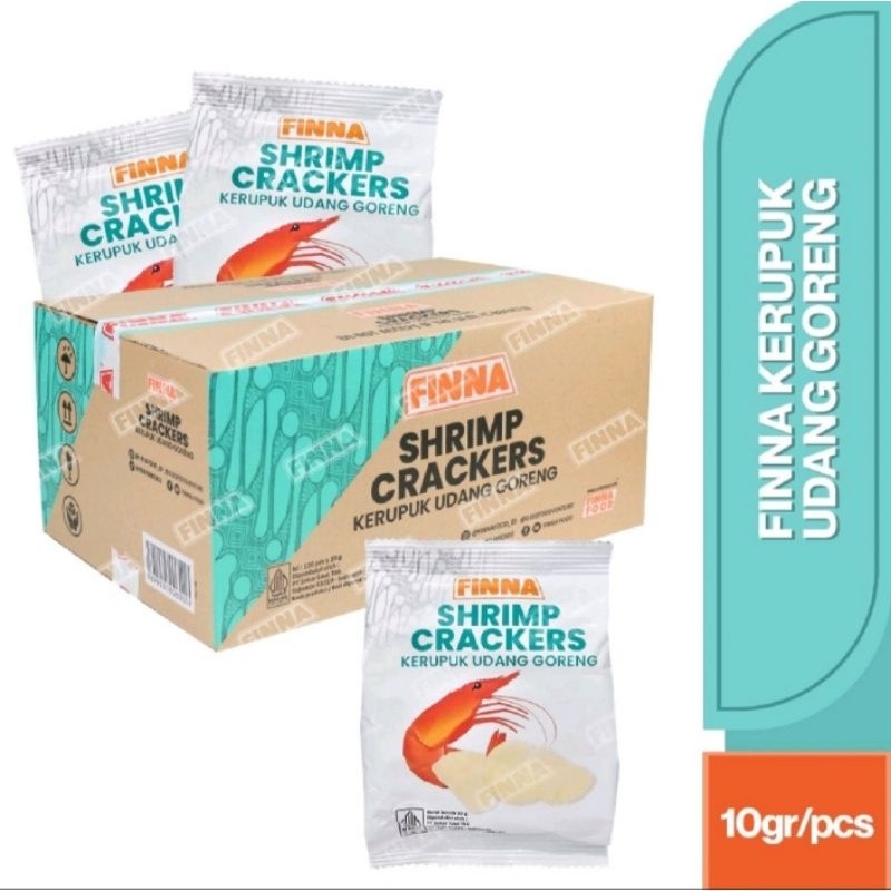 

Finna Kerupuk Udang / Shrimp Crackers Goreng Matang 1dus BISA INSTANT/GOJEK