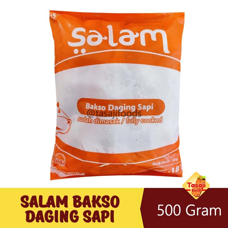 

Salam Bakso Daging Sapi Fully Cooked 500 Gram Frozen Food