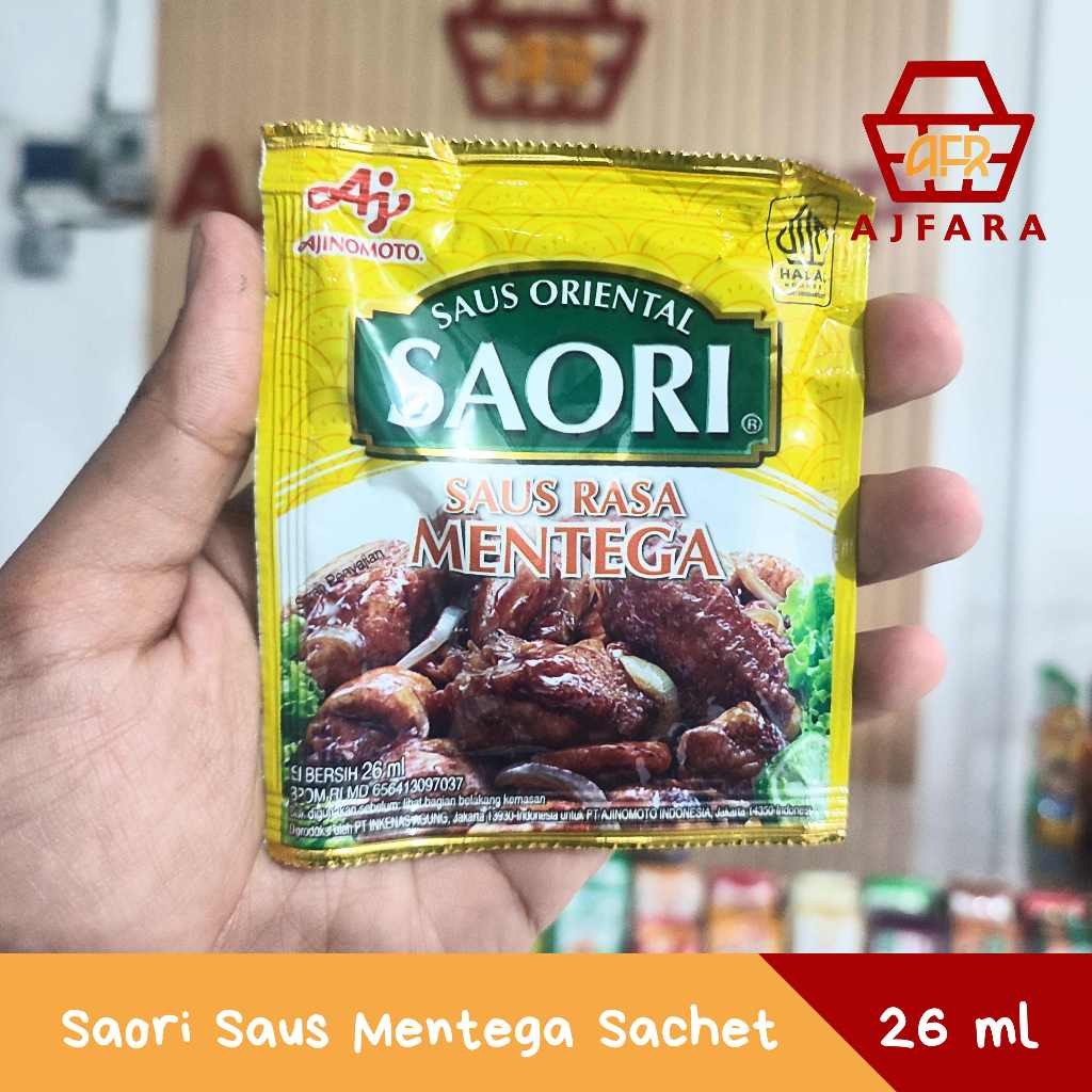 

Saori Saus Bulgogi Sachet 25 ml/Saori Saus Asam Manis 25 ml/Saori Saus Lada Hitam 26 ml/Saori Saus Mentega 26 ml/Saori Saus Teriyaki 22 ml/Saori Saus Tiram 23 ml