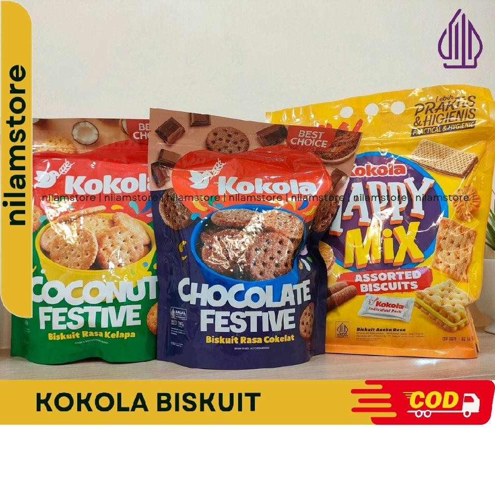 

Kokola Biskuit kelapa,mix,campur - Biskuit