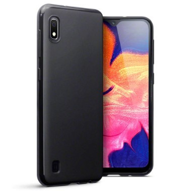 SoftCase Pro Camera Black Matte Polos Samsung A10 / A20 / A30 / A50 / A70 Silikon Case Hitam Polos