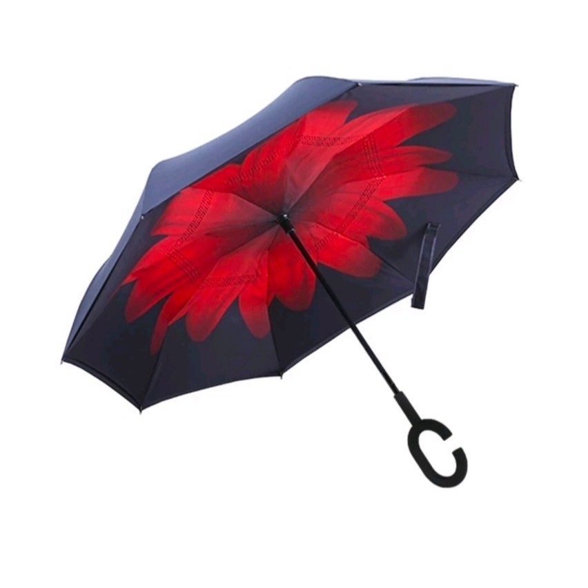 

_(BUBBLEWRAP) PAYUNG TERBALIK LIPAT MOBIL GAGANG C _ HW