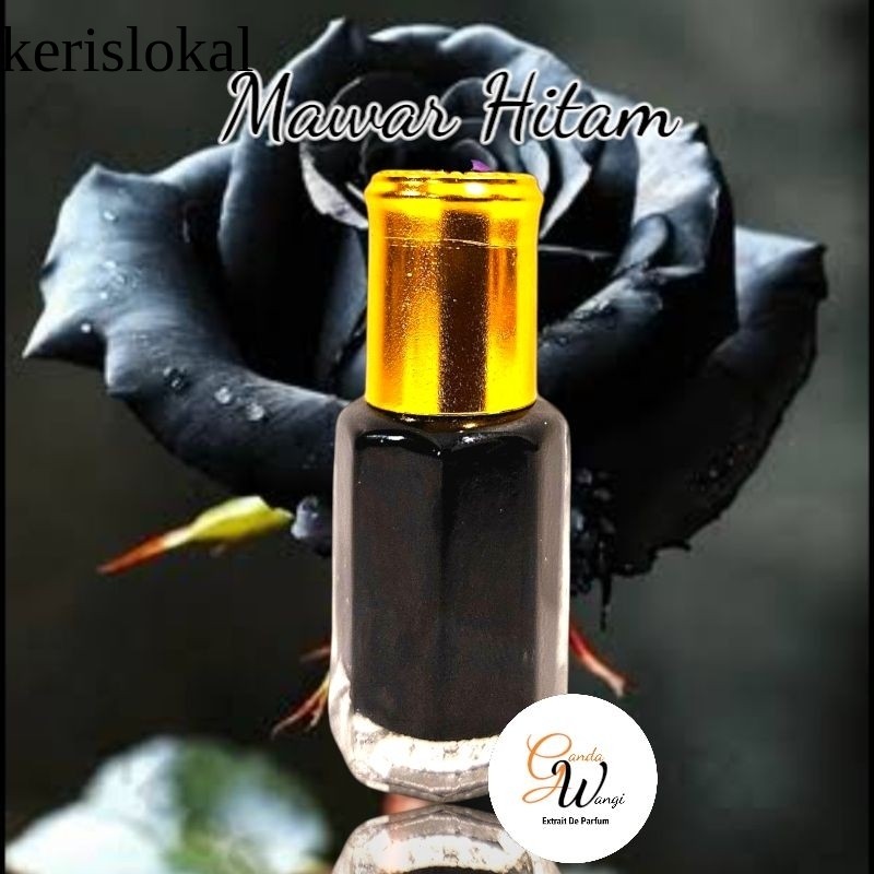 Minyak Mawar Hitam Keraton Asli Murni Pure Parfume kl12