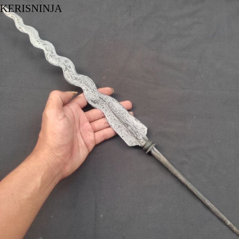 Koleksi Tombak Korowelang Sepuh Luk 13 Tangguh Mataram Sultan Agung TUS NJ15