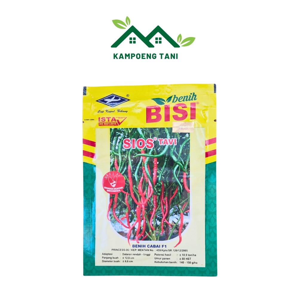 Bibit Cabe Keriting F1 Sios Tavi – Potensi Hasil 22 Ton/Ha
