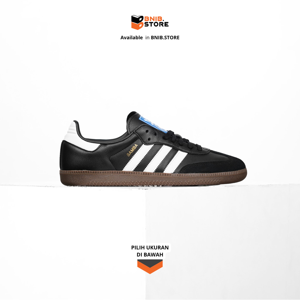 Sepatu Sneaker adidas Samba OG Black [B75807] Original