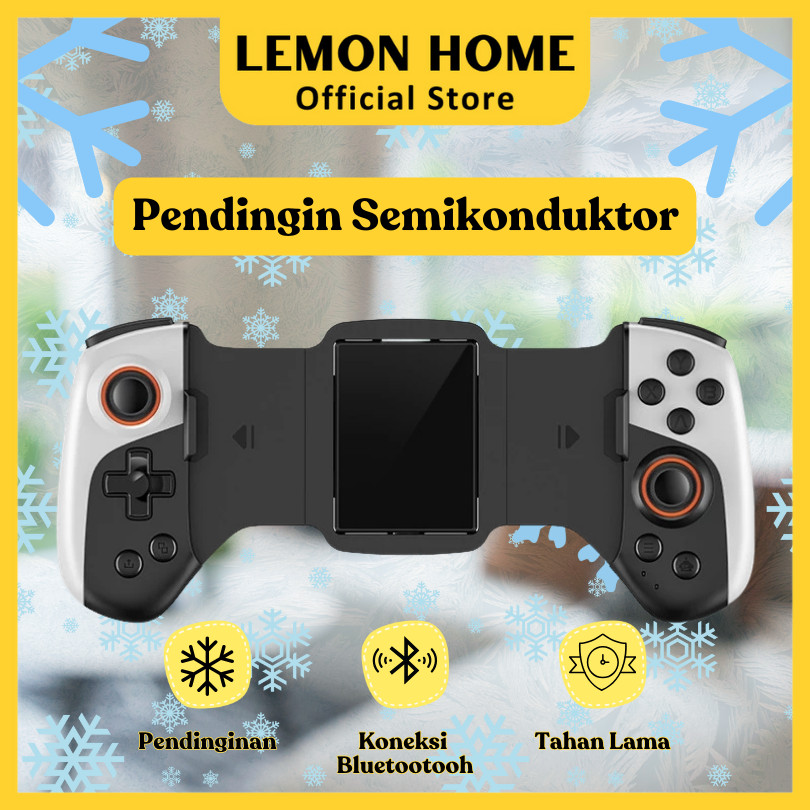 Lemon Home ⭐Garansi 1 Tahun⭐ Coolshark  jk02 Mobile Gamepad Controller Pendinginan semikonduktor  E 