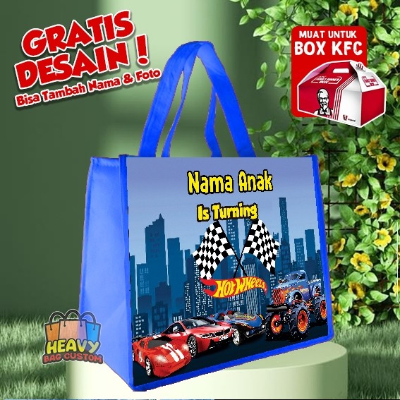 

Tas Goodie Ultah Anak Custom | Desain Lucu | Tahan Lama | Tas Ultah Terlaris | Tas Ulang Tahun