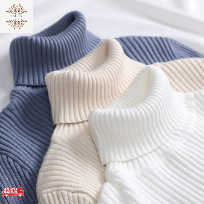 Baju Korea /     Baju Daleman Rajut Manset Salur