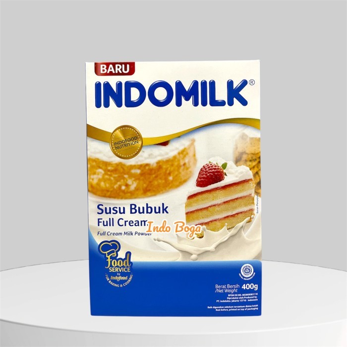 

Indomilk fullcream milk powder 400gr / susu bubuk full cream indomilk