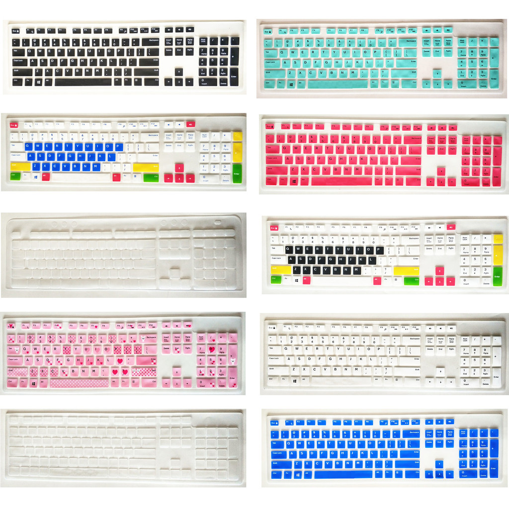 Keyboard Skin Cover Protector for Dell Desktop Computer kb216p kb216t KB216 KM636