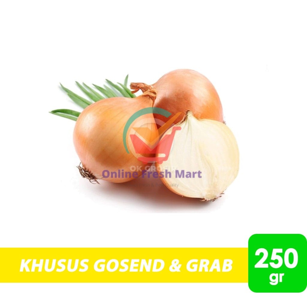 

Bawang Bombay (250 gr) KHUSUS INSTANT - Online Fresh Mart Denpasar