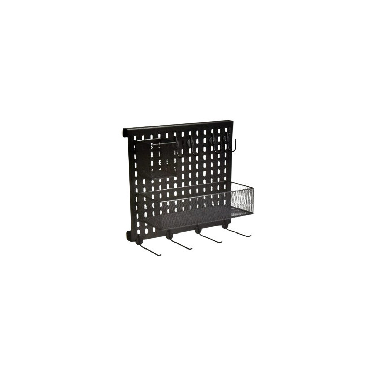 

Papan Berlubang Pegboard Rak Dinding Wall Organizer Lengkap - Hitam