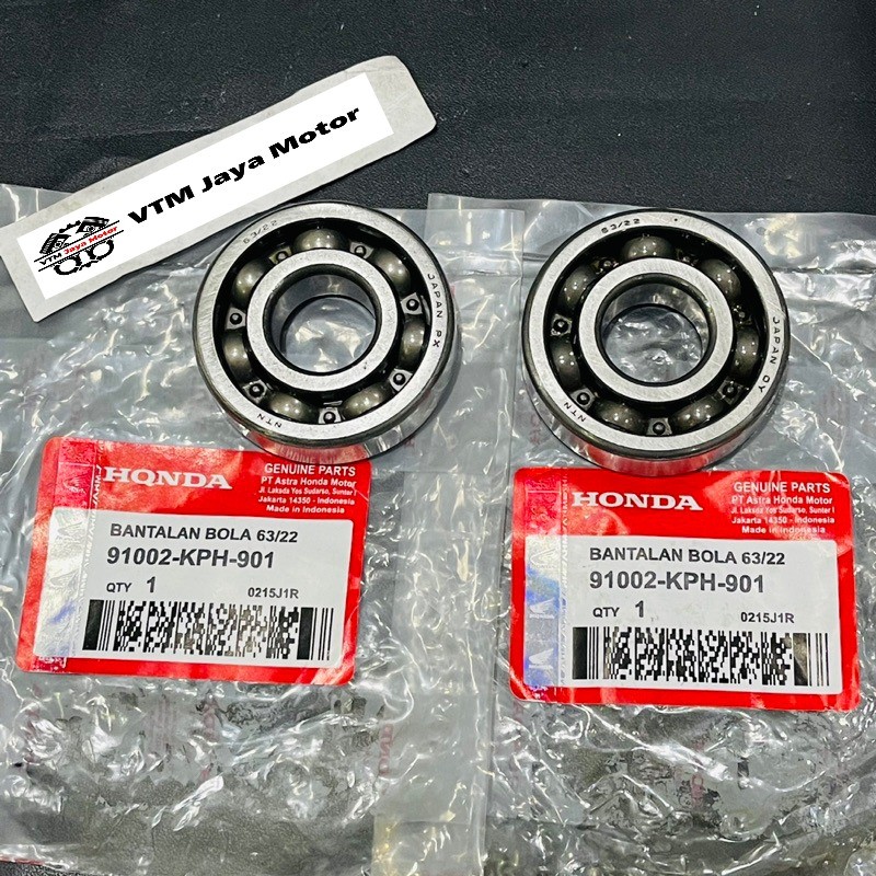 BEARING KRUK AS 63/22 KHARIMSA SUPRA X 125 BLADE RVO ABS KIRANA ( 63/22-63/22 ) VTM