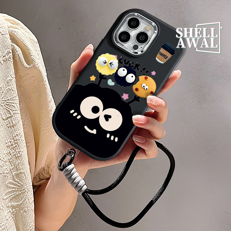 Berlaku untuk Redmi 13C 12C 12 4G 11A 10C Lucu LUCK Kopi Briket 10 Casing Ponsel 9T 9C NFC 9A 9Redmi