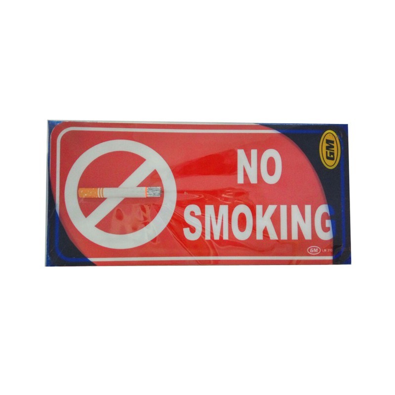 

GM LABEL MEDIUM 3D LM 310 WARNA NO SMOKING