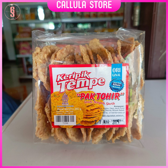 

Keripik Tempe Malang Pak Tohir Khas Oleh Oleh Renyah Kriuk Enak