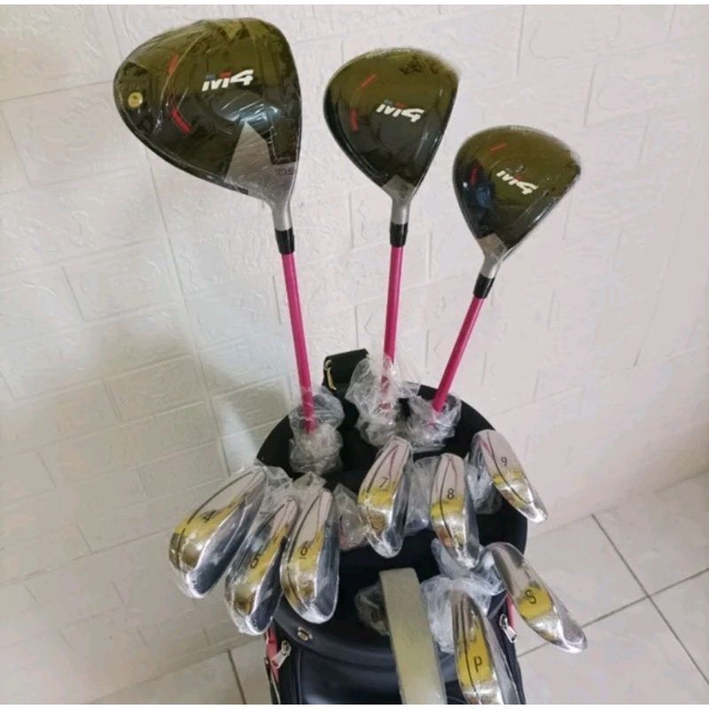 Full Set Stick Golf TaylorMade M4 Ladies Plus Bag Baru