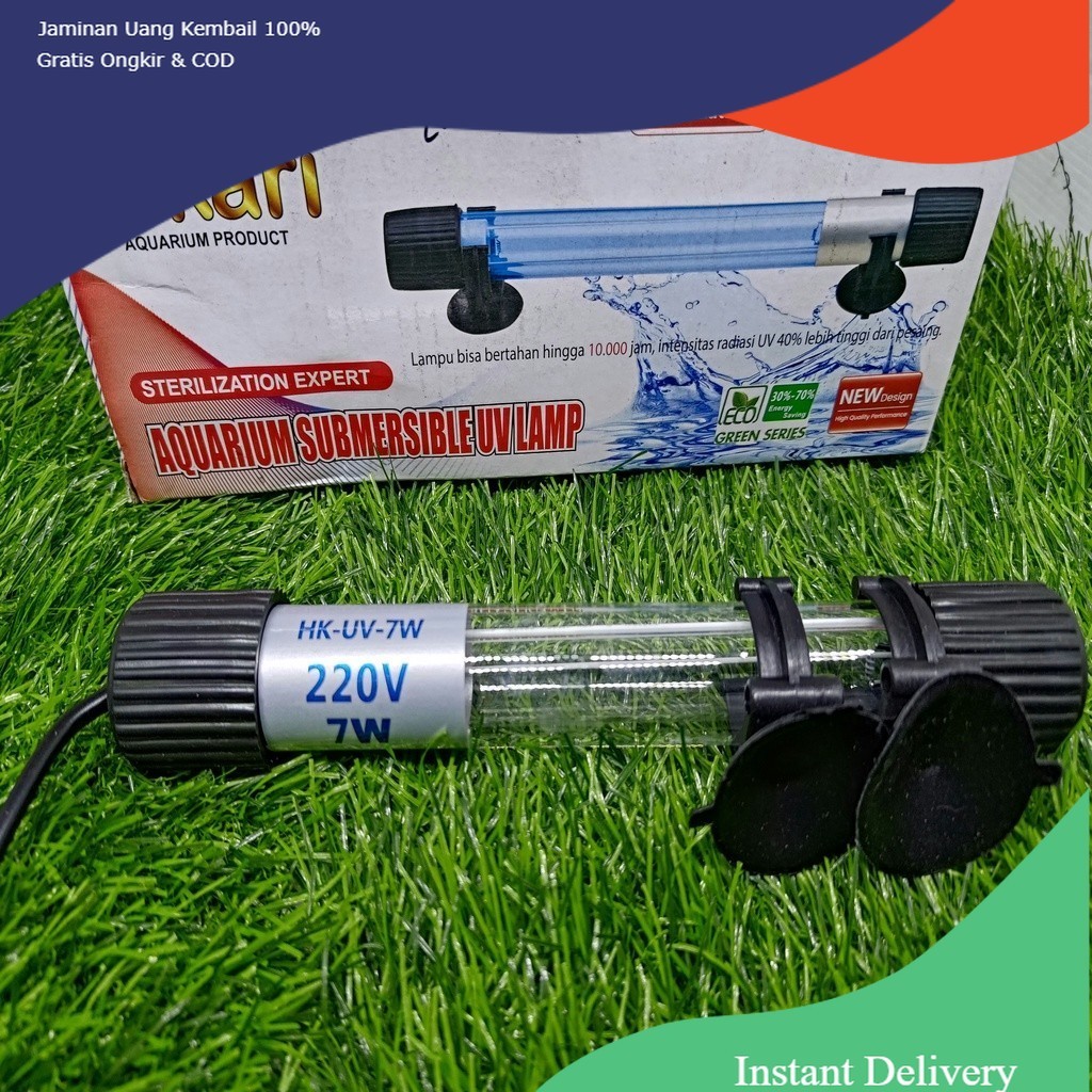 Lampu UV Celup Aquarium Ultraviolet Lamp HIKARI HK-7W - 7 Watt