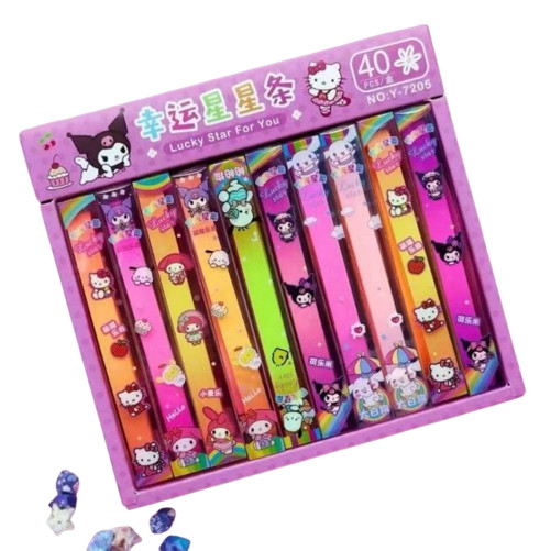 

J2 - Kertas lipat bintang - Star paper Sanrio