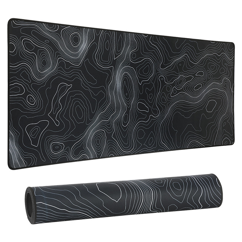 

Large Mouse Pad Mouse Mat Desk Mat Keyboard Pad Computer Desk Pad Non-Slip Rubber Stitched Edge Gaming Mousepad for CS LOL Dota