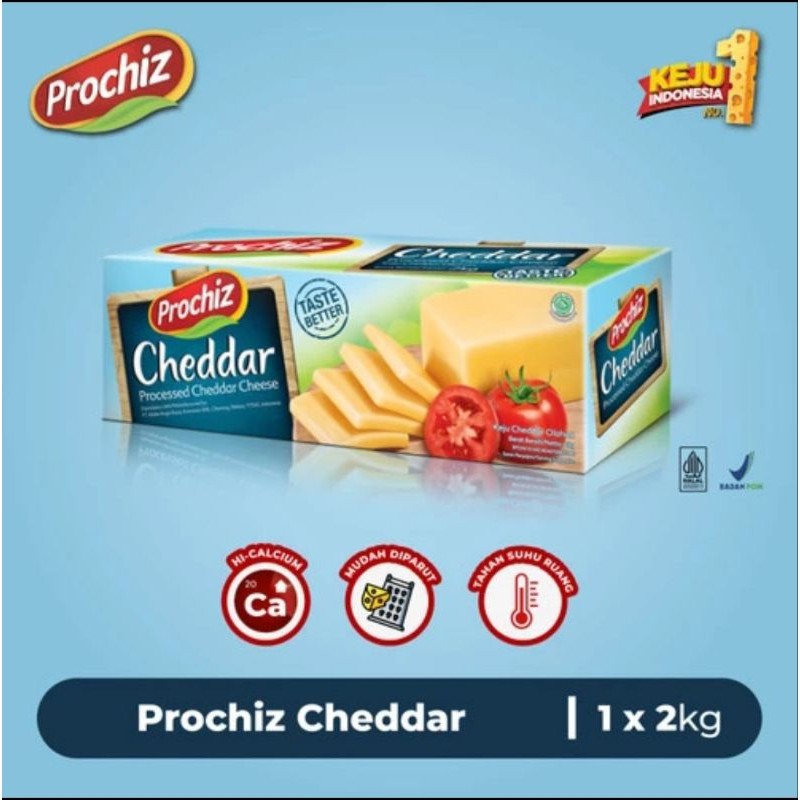 

Keju PROCHIZ Cheddar 2 kg