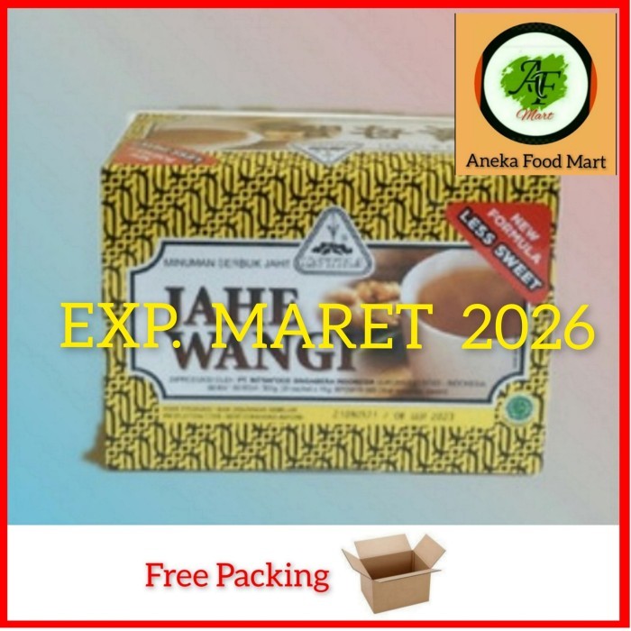 

✨NEW✨ -Intra Jahe Wangi Less Sweet Box isi 20 Sachets/Minuman Serbuk Jahe - SERBAT