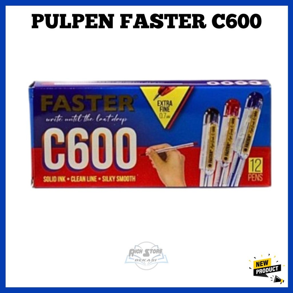 

PULPEN FASTER C600 HARGA PER LUSIN WARNA HITAM