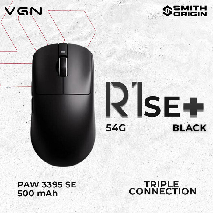 sf VGN VXE R1 SE Wireless Gaming Mouse - R1 SE+ Black